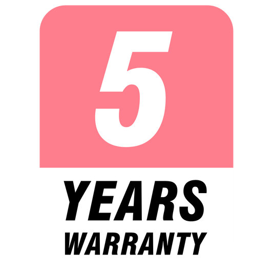 5 Year Product Warranty